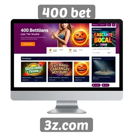 Interface e usabilidade do site 400 bet
